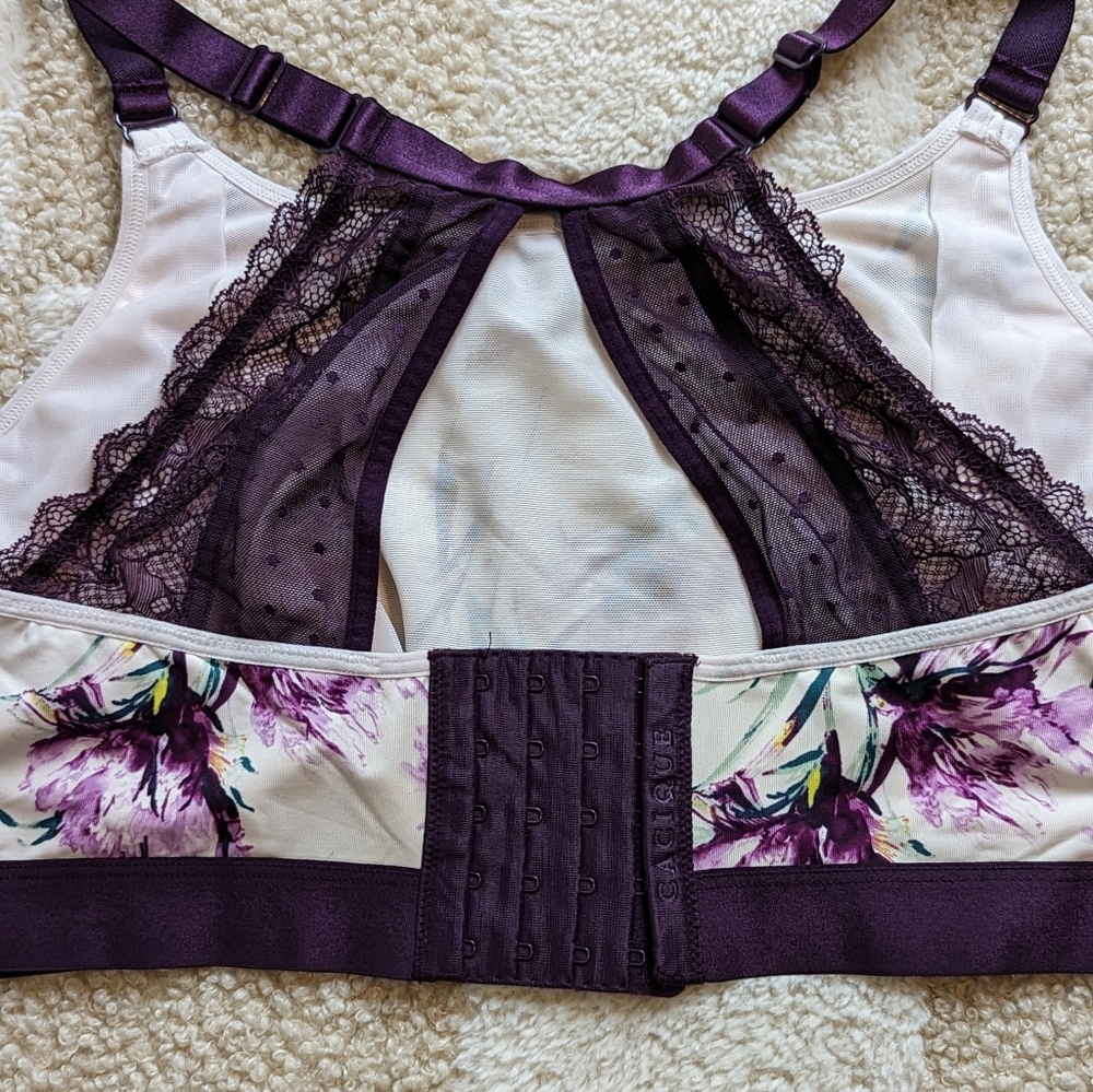 Cacique Floral Lace Bra